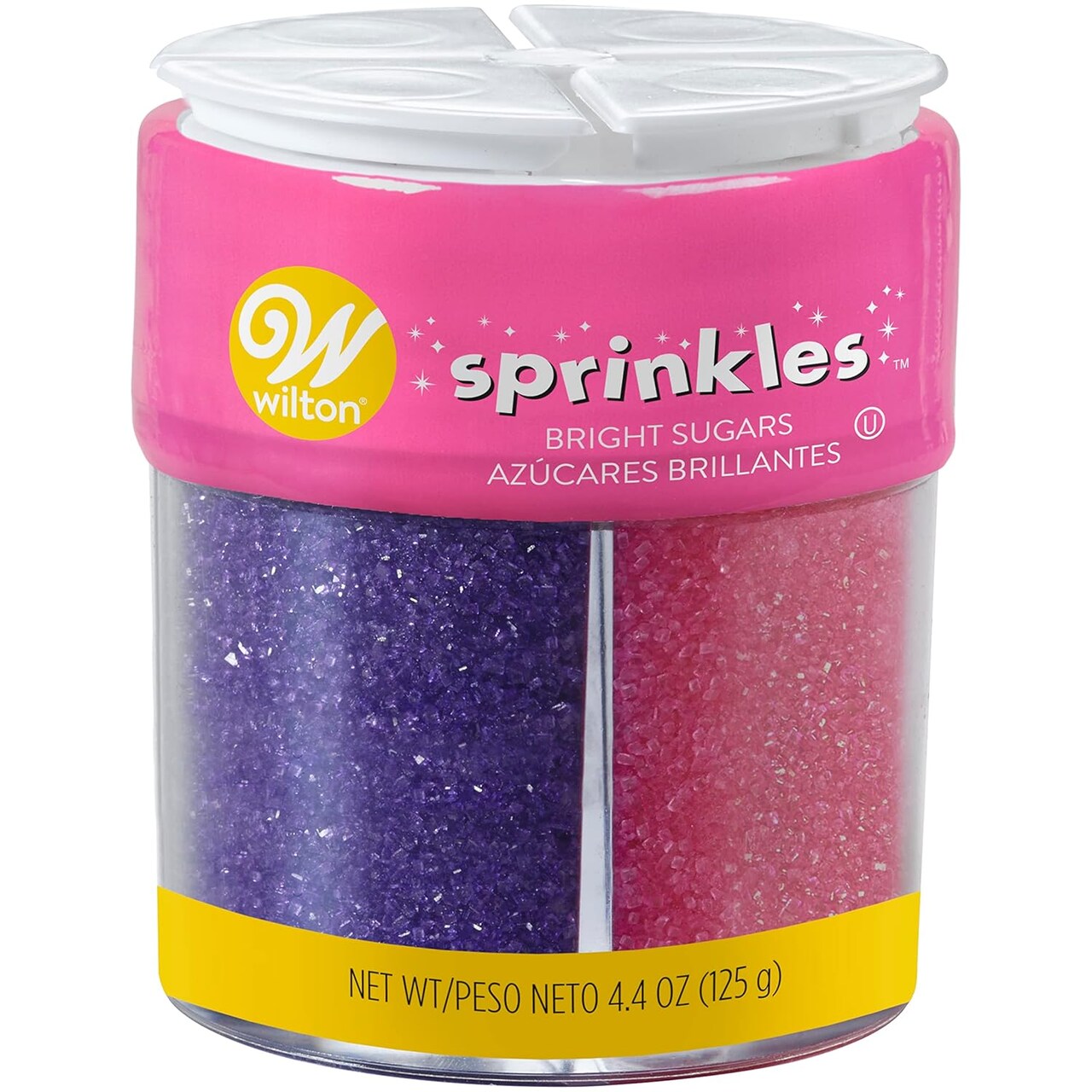 Wilton Sugar Crystal Sprinkles 4.4 oz.-Bright, 4-Colors | Bright Assortment Assorted Colors | MINA®
